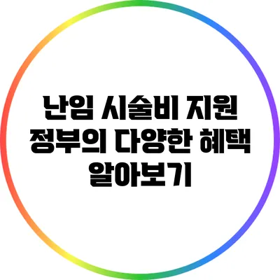 난임 시술비 지원: 정부의 다양한 혜택 알아보기