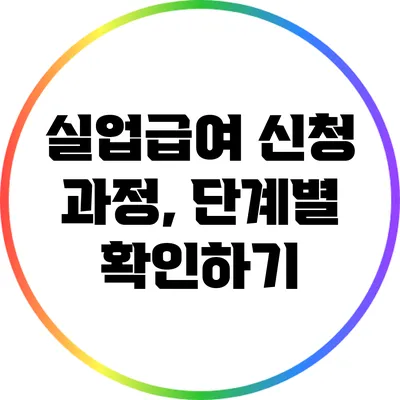 실업급여 신청 과정, 단계별 확인하기
