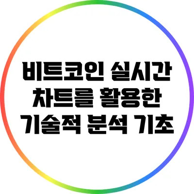 비트코인 실시간 차트를 활용한 기술적 분석 기초