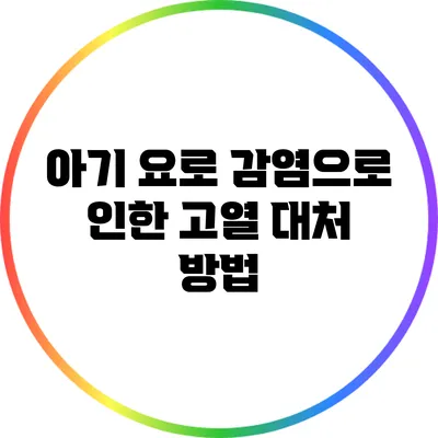 아기 요로 감염으로 인한 고열: 대처 방법