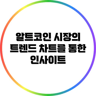 알트코인 시장의 트렌드: 차트를 통한 인사이트
