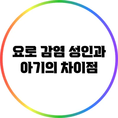 요로 감염: 성인과 아기의 차이점